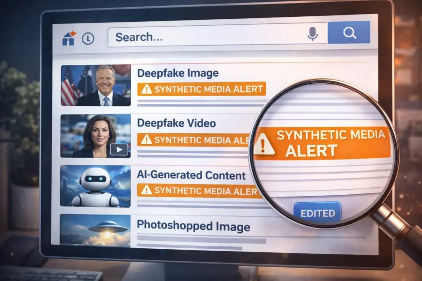 Search Engines Roll Out Clearer Labels for Synthetic Media Results
