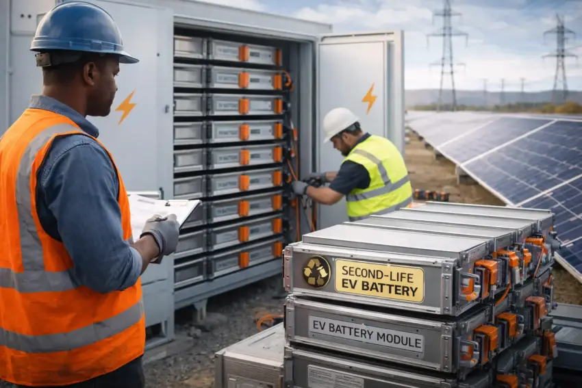 Energy Startups Expand Grid Storage Using Second-Life EV Batteries