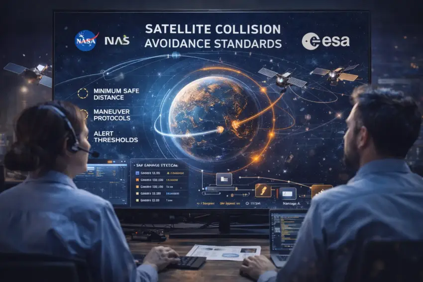 Space Agencies Share New Standards for Satellite Collision Avoidance